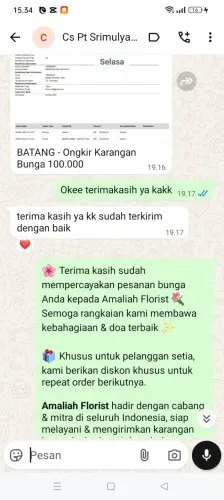 Testimonial Papan Bunga karangpamindangan